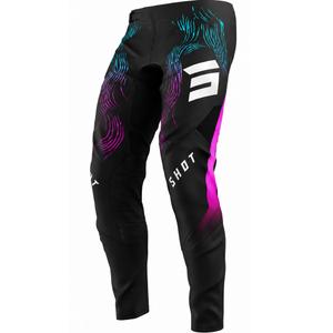 Shot Aerolite Volt Motocross Housut Vaaleanpunaiset