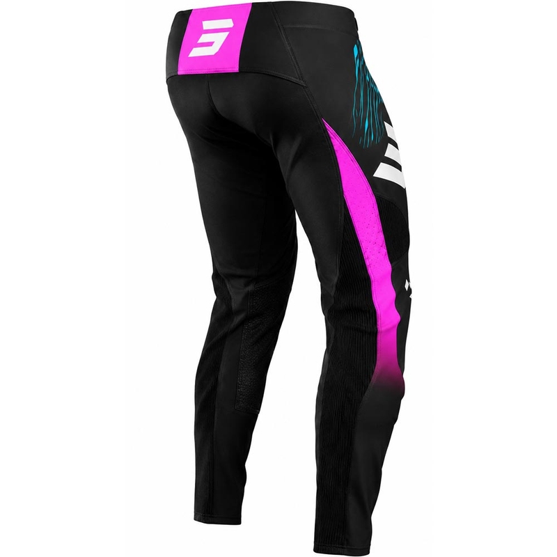 Shot Aerolite Volt Motocross Housut Vaaleanpunaiset