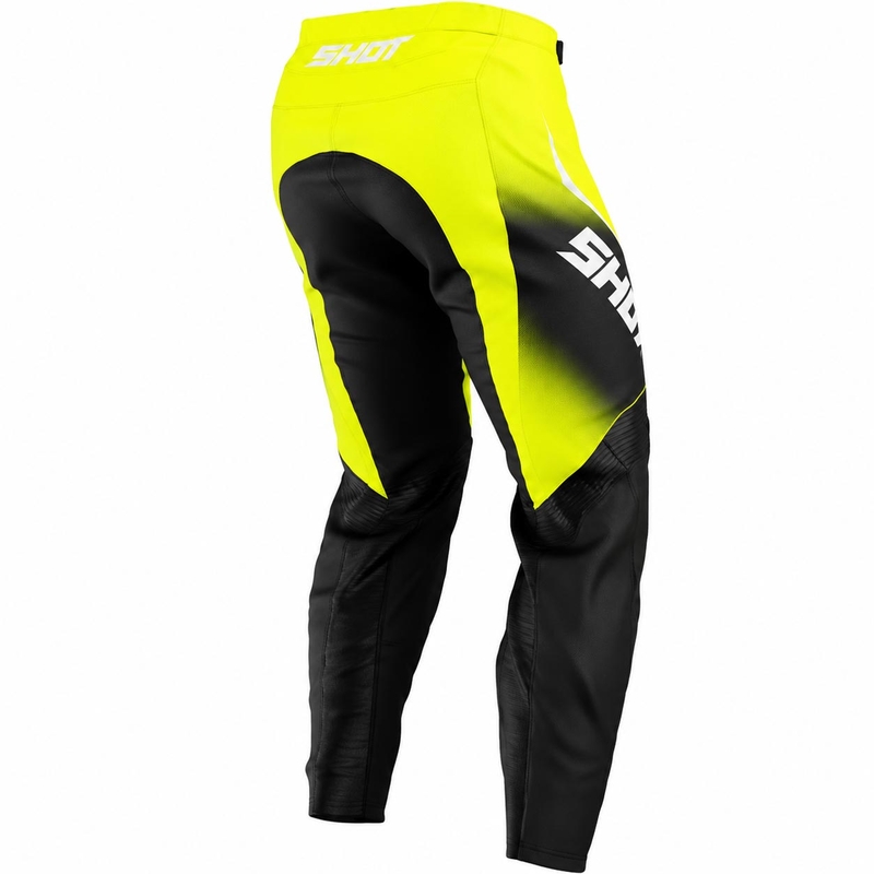 Motocross-housut Shot Draw Clash fluo keltainen