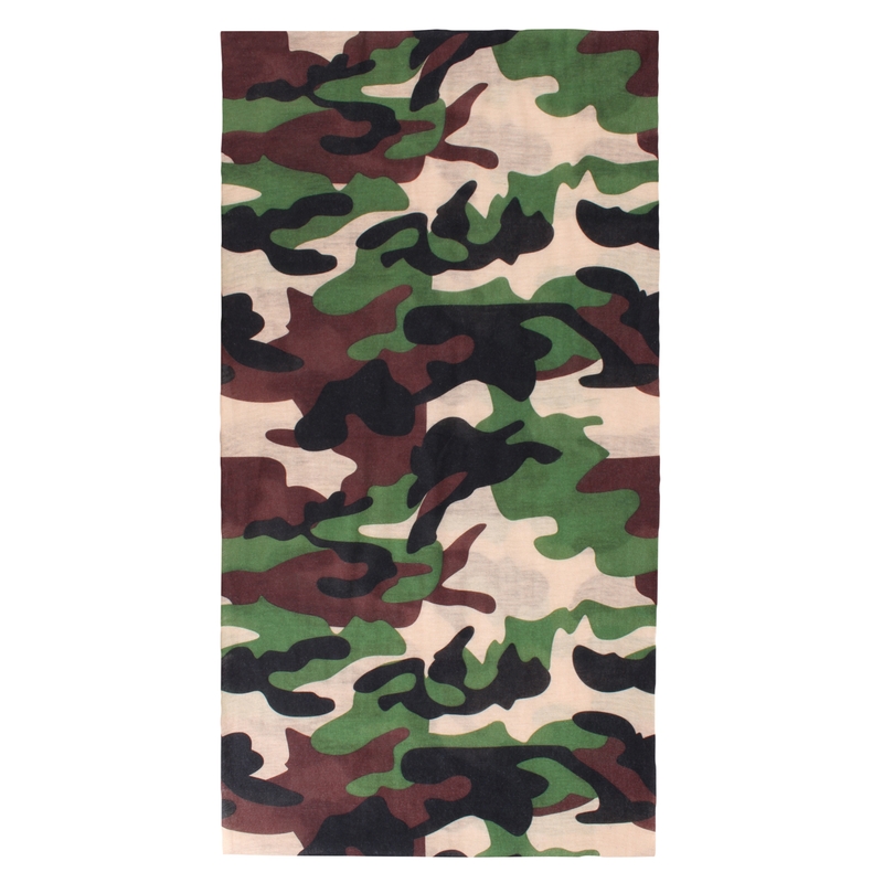 Monikäyttöinen moottoripyörä huivi RSA Camo vihreä