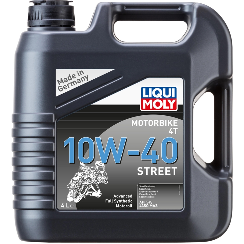 Puolisynteettinen moottoriöljy LIQUI MOLY Motorbike 4T 10W40 Street 4 l