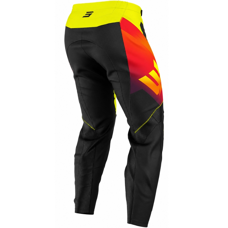 Shot Draw Rocket Lasten Motocross Housut Fluoreskeltaiset