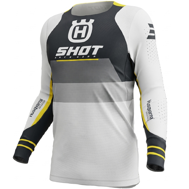 Shot Aerolite HVA 27 motocross jersey musta