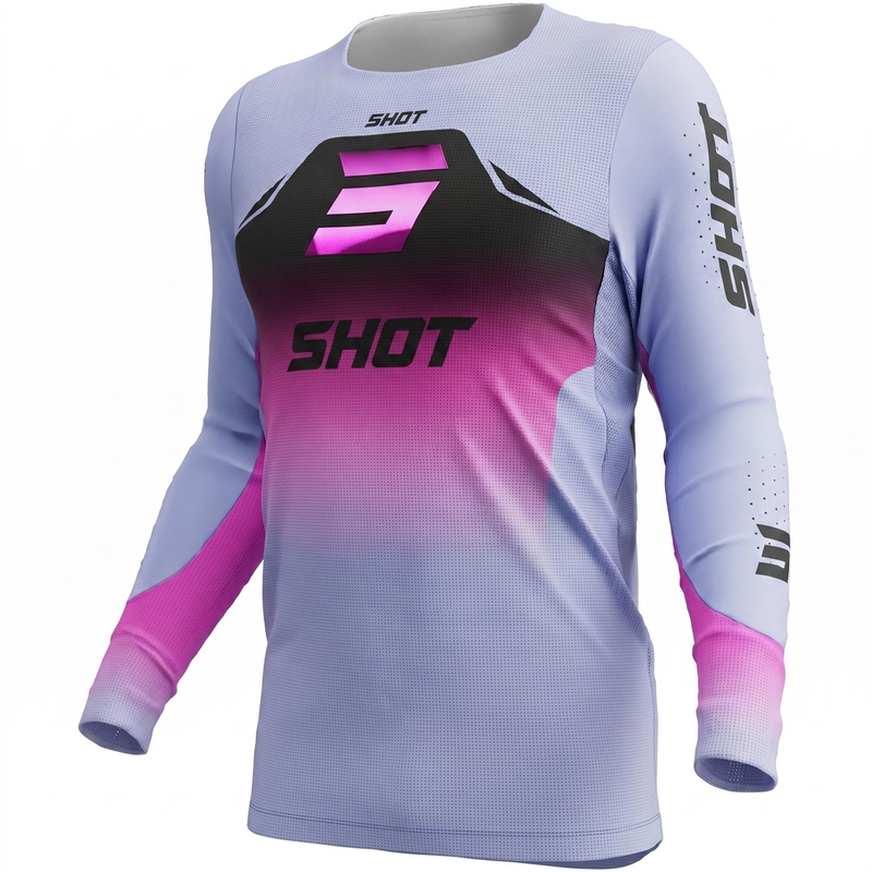 Shot Aerolite Phase motocrossipaita violetti