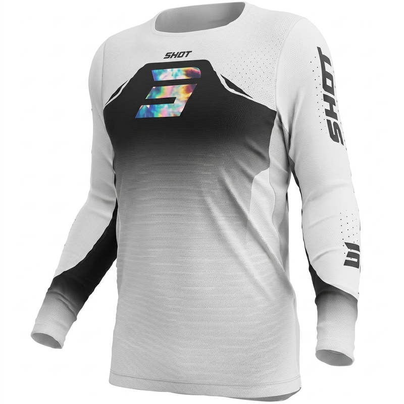 Shot Aerolite Phase motocrossipaita valkoinen