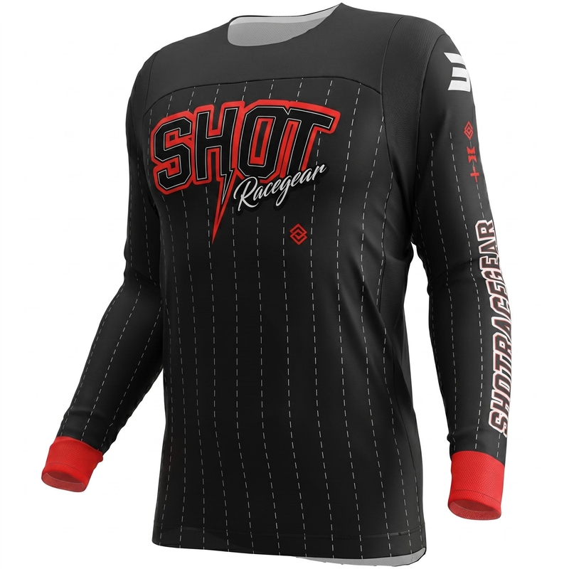 Shot Contact Dawg motocrossipaita musta