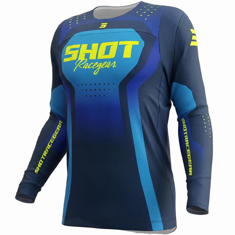 Motocross-paita Shot Contact Stream sininen