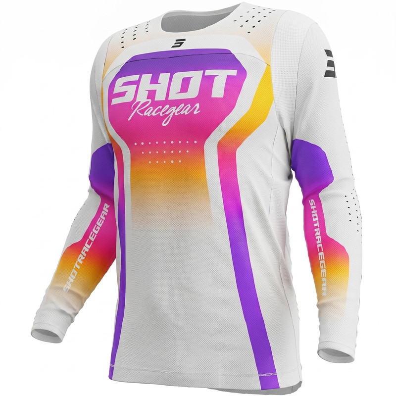 Shot Contact Stream motocrossipaita valkoinen