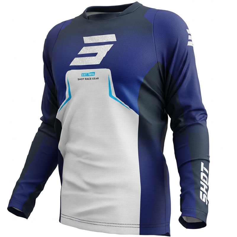 Shot Devo Future motocrossipaita sininen