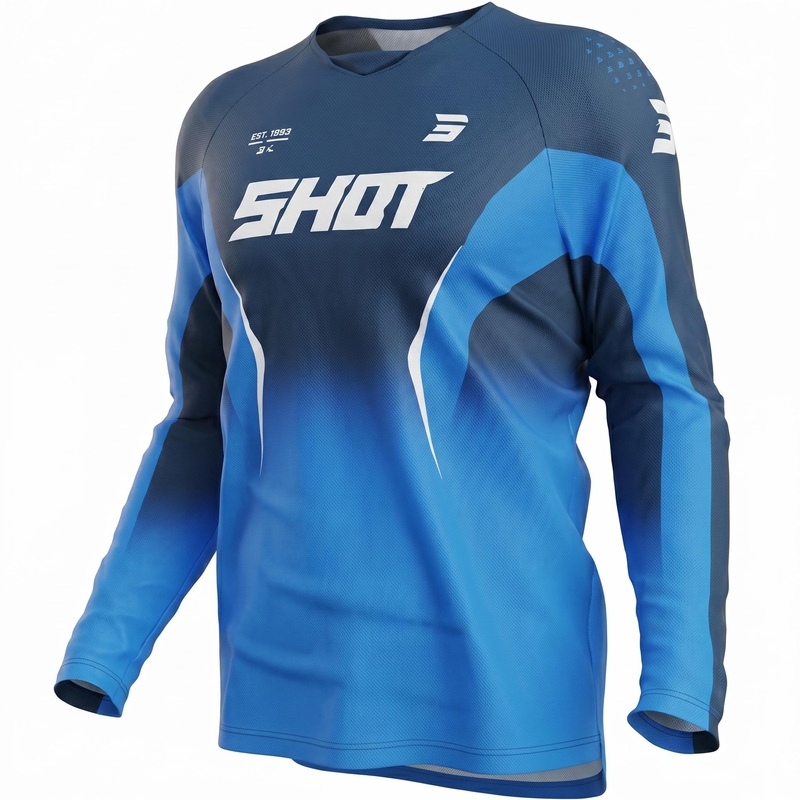 Shot Draw Clash motocross-paita sininen