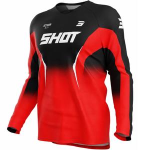 Motocross-paita Shot Draw Clash punainen