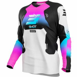Shot Draw Rocket Lasten Motocross-paita Vaaleanpunainen