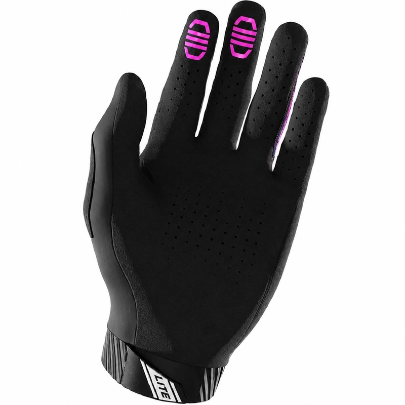Shot Lite Skin motocross-hanskat sini-pinkki