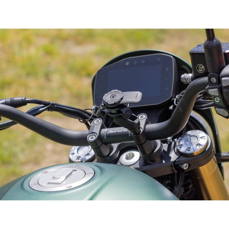 Quad Lock® PRO -ohjaustankopuhelinteline, musta
