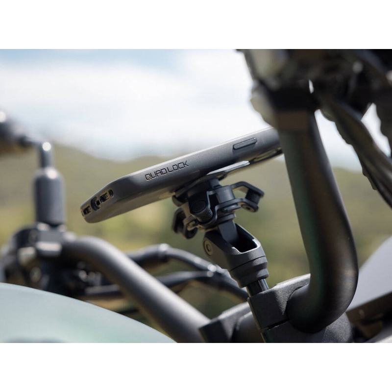 Quad Lock® PRO -ohjaustankopuhelinteline, musta