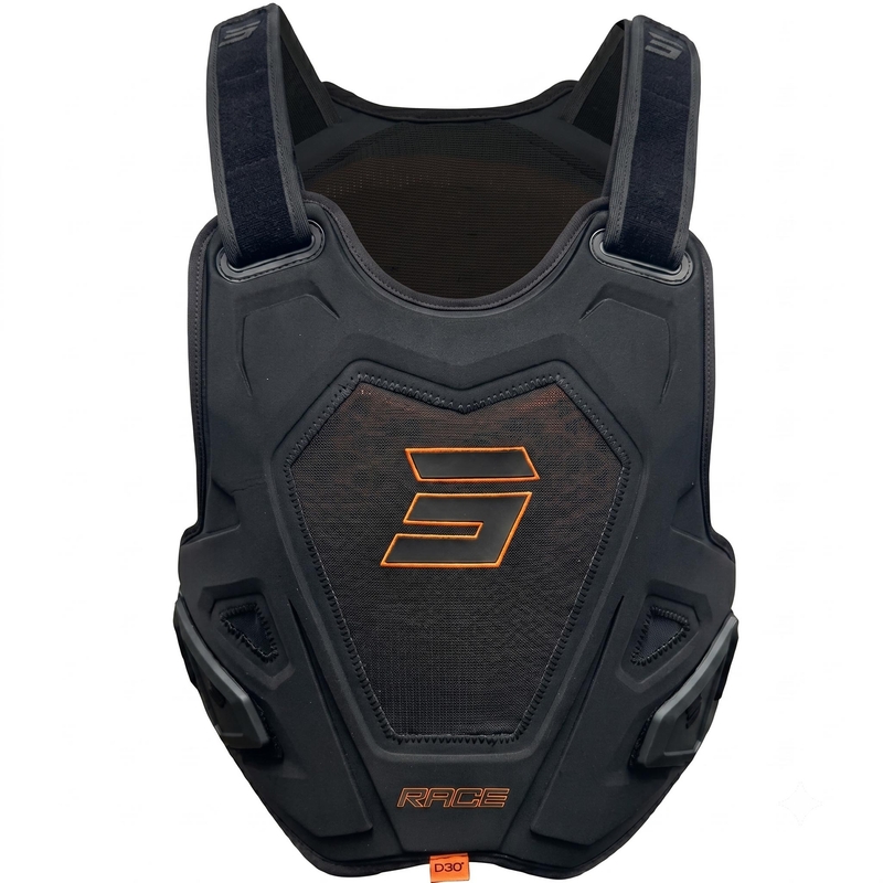 Shot Race Evo D3O® Rintapanssari Musta