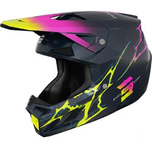 Motocross-kypärä Shot Speed Rac helmensininen