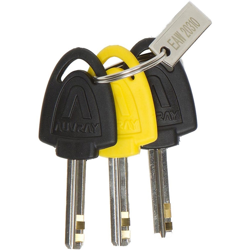 Jarrulevyn lukko Auvray B-Lock 10 hälytys 120 dB keltainen