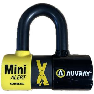 Auvray XTREM Mini Alert jarrulevylukko hälytyksellä, musta