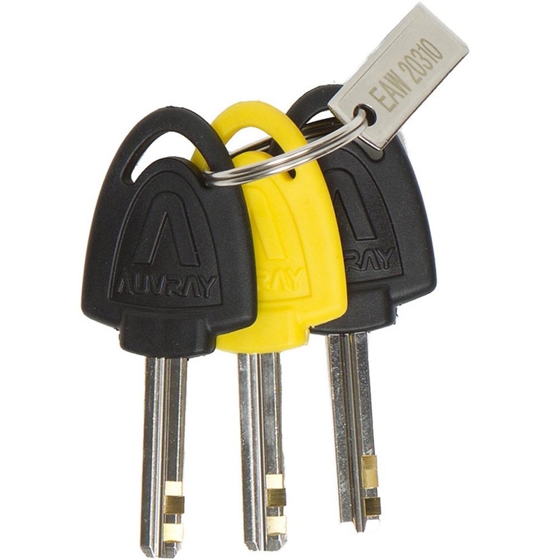 Auvray B-Lock 14 jarrulevyn lukko hälytyksellä, musta
