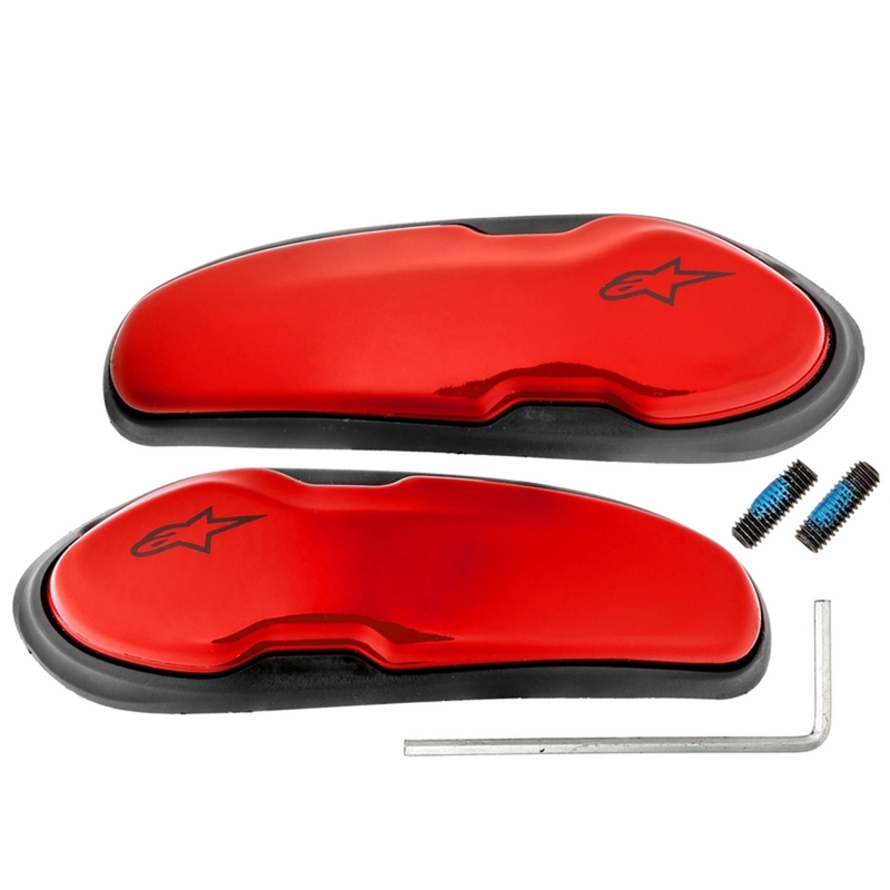 Alpinestars Supertech R/SMX PLUS/SMX-6/SMX S ja SMX-1 R -saappaat, liukusäätimet, punaiset