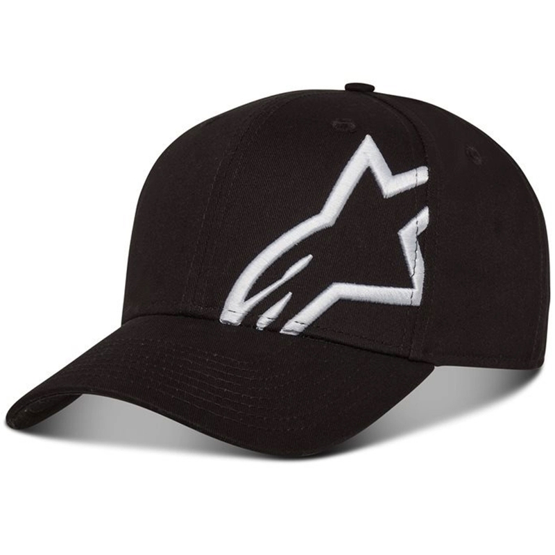 Alpinestars Corp Snap 2 hattu musta ja valkoinen