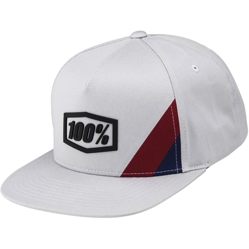 100% Cornerstone Snapback lippis valkoinen