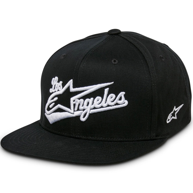 Alpinestars Los Angeles hattu musta ja valkoinen