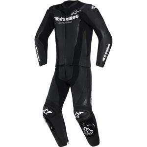 Alpinestars GP Force V2 kaksiosainen nahkapuku musta-valkoinen