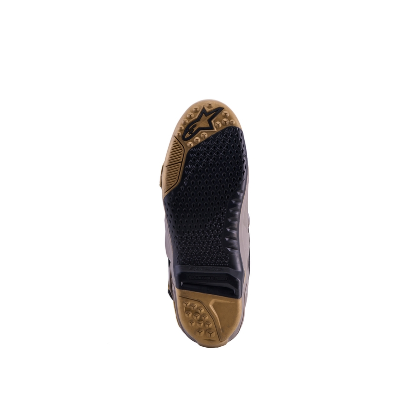 Alpinestars TECH 10 Limited Edition AIR GOLD Moottoripyörä Saappaat Ruskea-Kultaiset