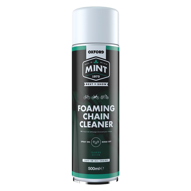 Vaahtomuovinen ketjunpuhdistusaine moottoripyörille/pyörille MINTTU 500 ml