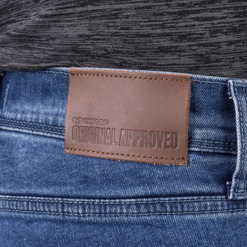 Oxford Original Approved Tailor AA -moottoripyöräfarkut vaaleansiniset