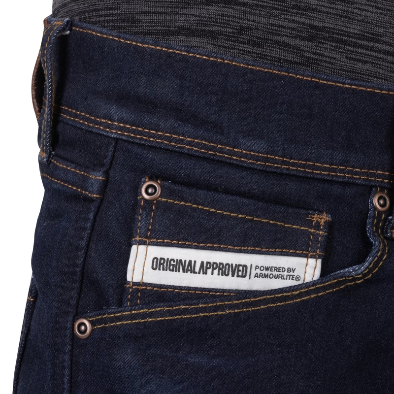 Oxford Marshal AAA Slim Fit -moottoripyöräfarkut mustat