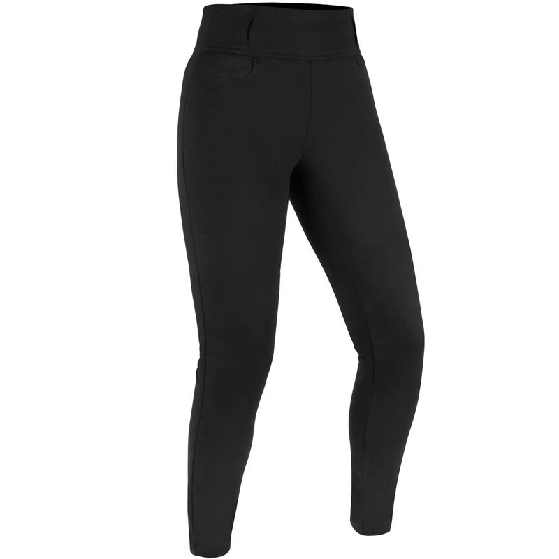 Naisten lyhyet moottoripyöräleggingsit Oxford Super Leggins 3.0 musta