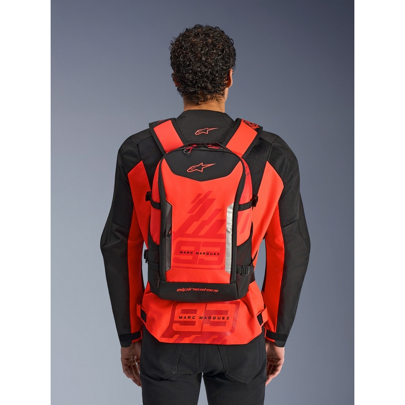 Alpinestars AMP-3 MM93 reppu punainen fluori-punainen-musta 17 l