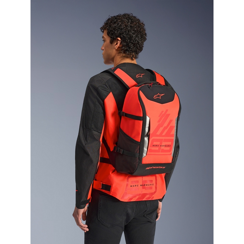 Alpinestars AMP-3 MM93 reppu punainen fluori-punainen-musta 17 l
