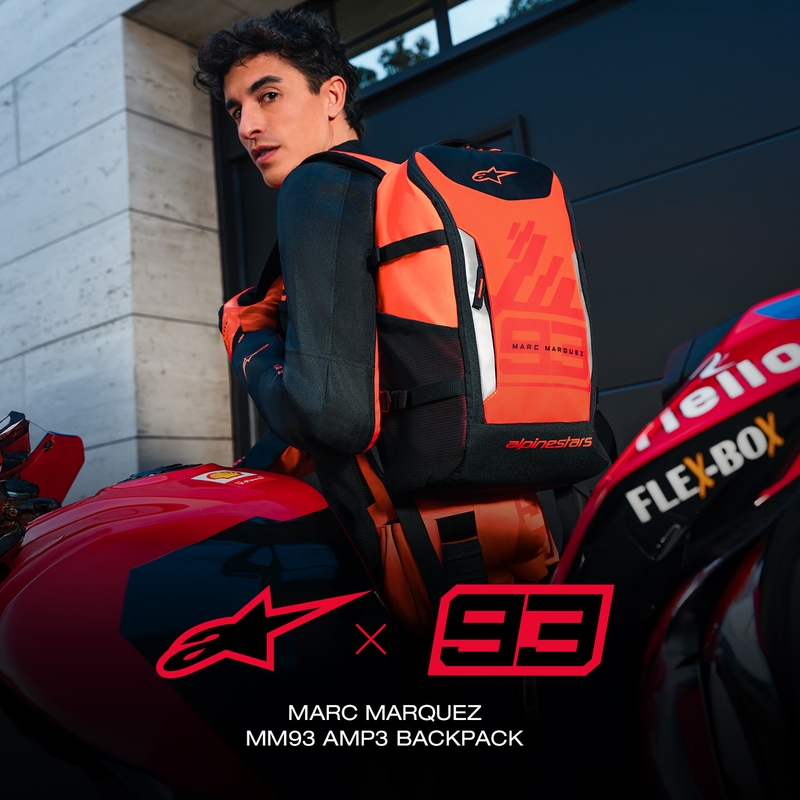 Alpinestars AMP-3 MM93 reppu punainen fluori-punainen-musta 17 l
