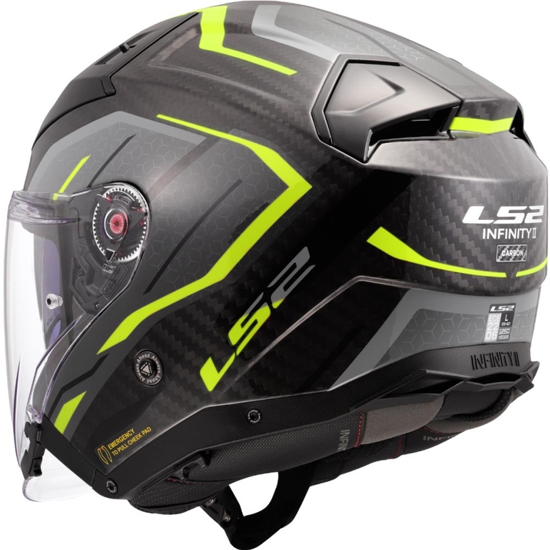 Avokypärä LS2 OF603 Infinity II C Urus fluo keltainen
