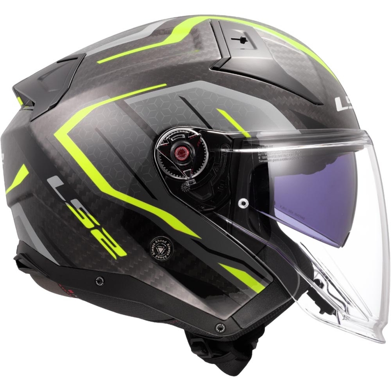 Avokypärä LS2 OF603 Infinity II C Urus fluo keltainen