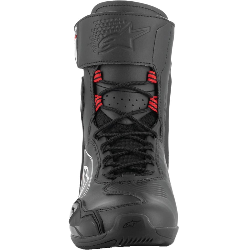 Alpinestars Superfaster moottoripyöräsaappaat musta-harmaa-punainen