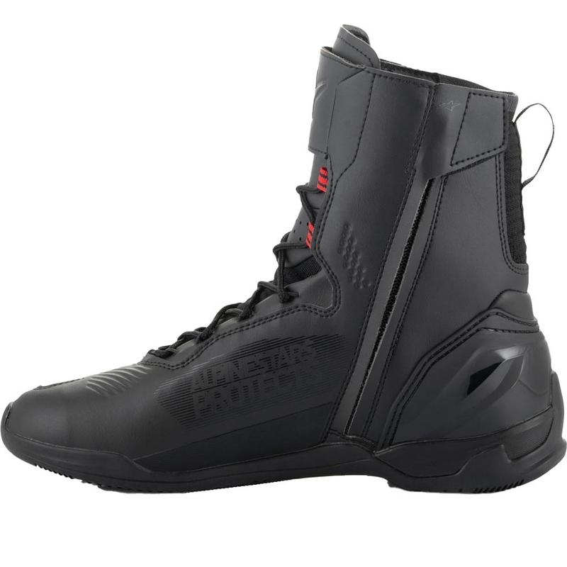 Alpinestars Superfaster moottoripyöräsaappaat musta-harmaa-punainen