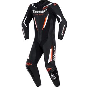 Alpinestars GP FORCE V2 MP-puku, musta-valkoinen-fluo-punainen