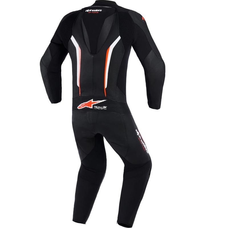Alpinestars GP FORCE V2 MP-puku, musta-valkoinen-fluo-punainen