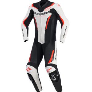 Alpinestars GP FORCE V2 MP-puku, valkoinen-musta-fluo-punainen