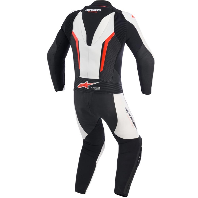 Alpinestars GP FORCE V2 MP-puku, valkoinen-musta-fluo-punainen