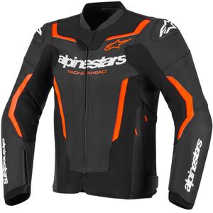 Alpinestars GP Force V2 nahkatakki musta-neonpuna-valkoinen