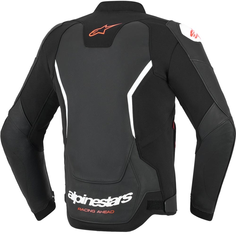 Alpinestars GP Force V2 nahkainen moottoripyörätakki musta-valko-punainen