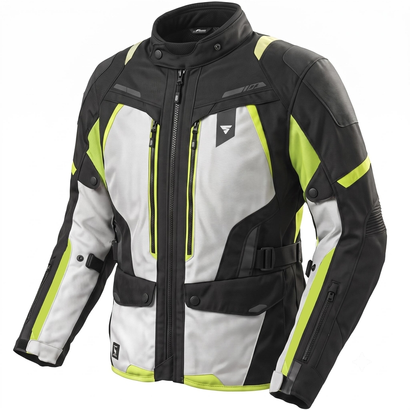 Naisten moottoripyörätakki Shima Dune 2.0 fluo keltainen