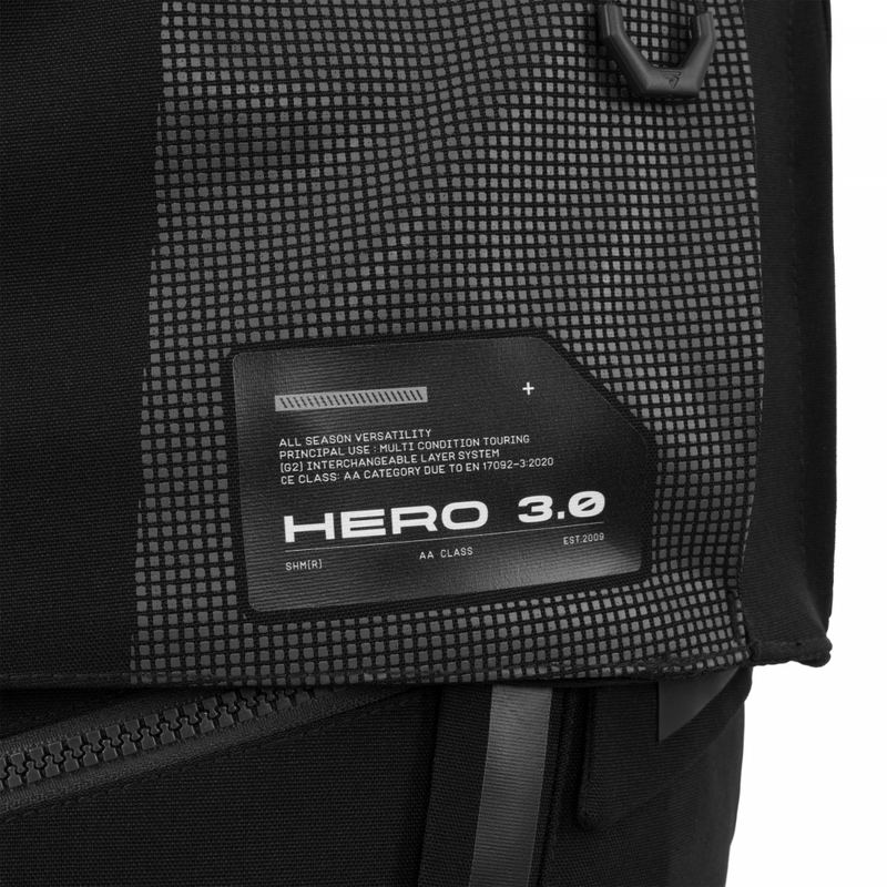 Shima Hero 3.0 moottoripyörätakki musta