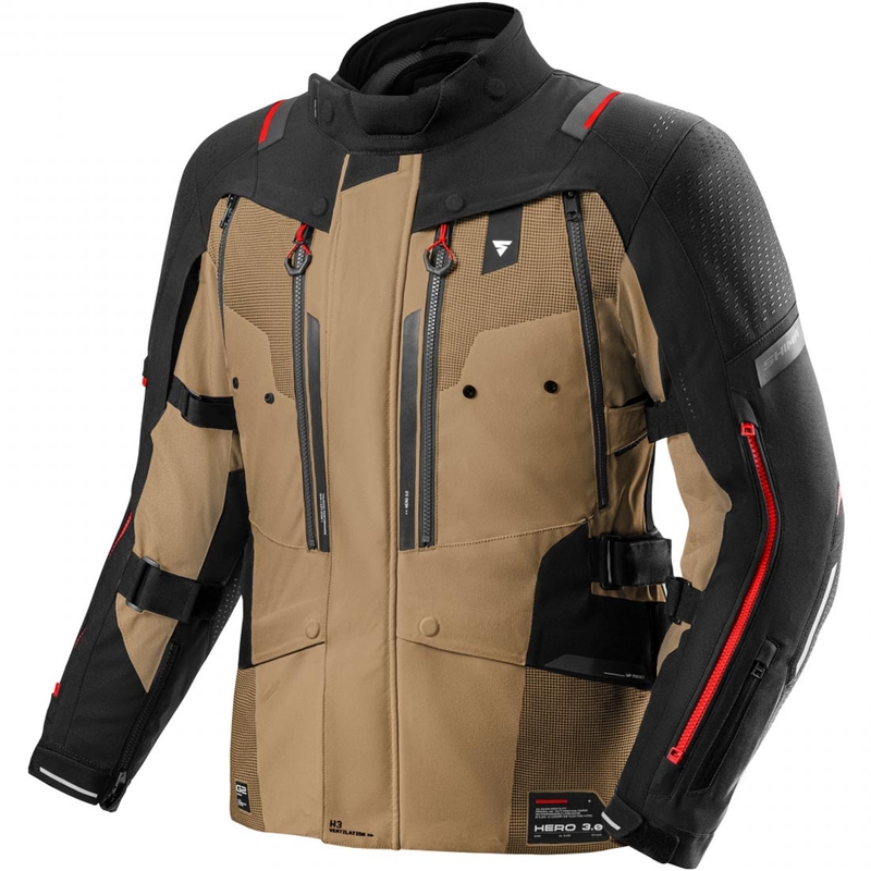 Shima Hero 3.0 moottoripyörätakki ruskea